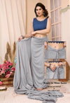 Gc Georgette Silk Party Wear Readymade sarees Wholesale Price In Surat